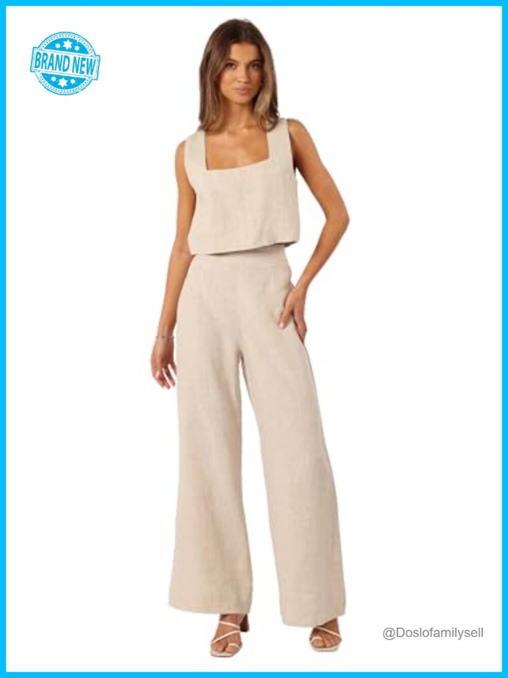 High Waisted Wide Leg Palazzo Pants Invisible Zip Business Casual